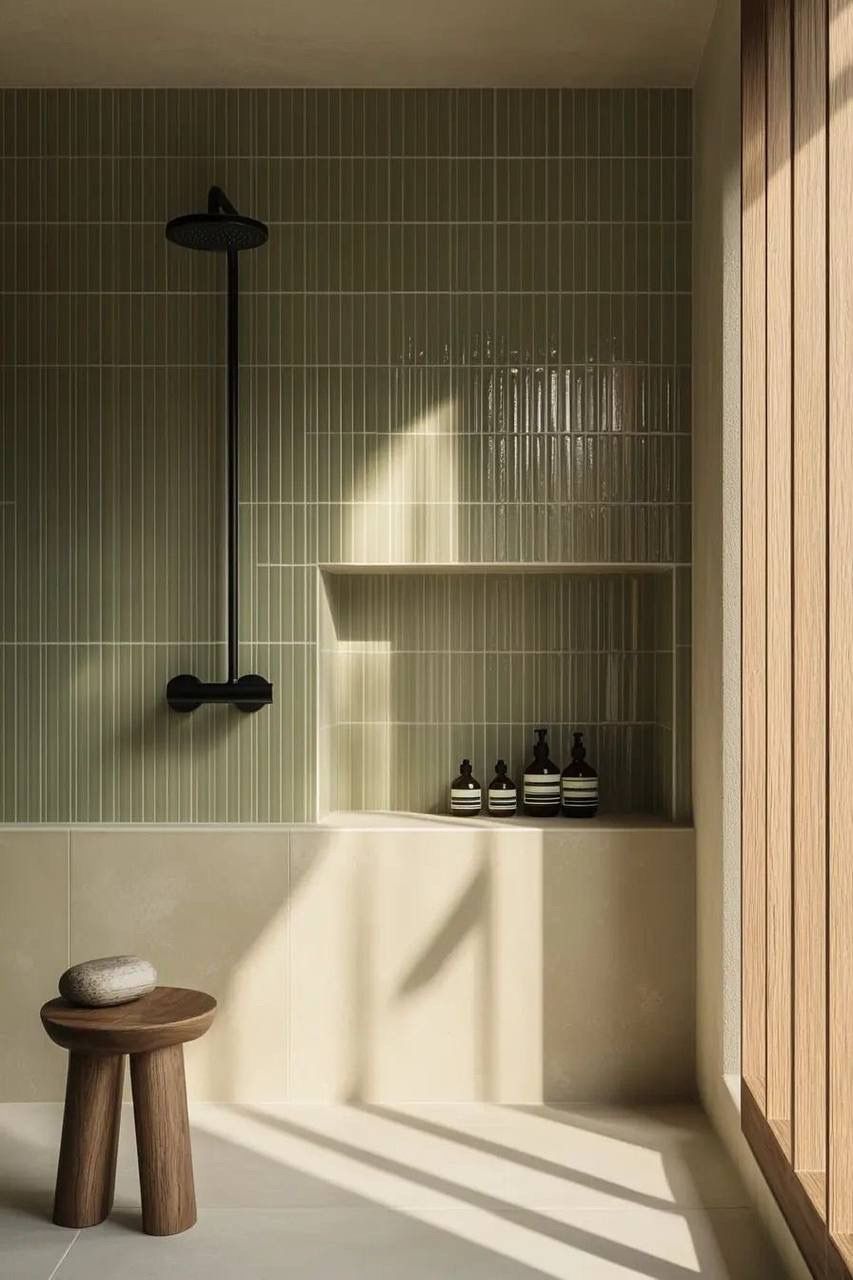 Styl japandi – minimalizm i naturalne płytki w roli głównej