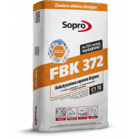 FBK 372 Uelastyczniona standardowa zaprawa klejowa ulepszona formuła 20 kg