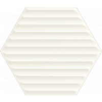 Woodskin Bianco Heksagon Str B 19,8x17,1 Gat. 1