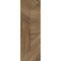 Woodskin Brown B Str płytka ścienna Rekt 29,8x89,8 Gat. 1