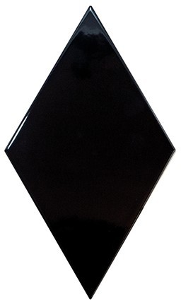Rhombus Wall Black płytka ścienna 15,2x26,3 Gat. 1